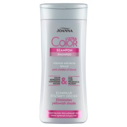 Ultra Color szampon nadający różowy odcień do włosów blond i rozjaśnianych 200ml Joanna