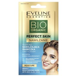 Bio Organic Perfect Skin intensywnie nawilżająca maseczka z bioaloesem 8ml Eveline Cosmetics