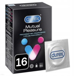 Mutual Pleasure prezerwatywy z wypustkami 16 szt prążki opóźniające wytrysk Durex