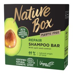 Avocado Oil regenerujący szampon do włosów w kostce z olejem awokado 85g Nature Box