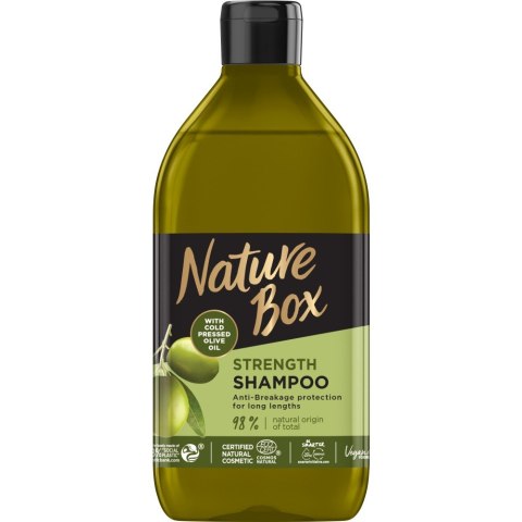 Olive Oil szampon do włosów zniszczonych z olejem z oliwki 385ml Nature Box