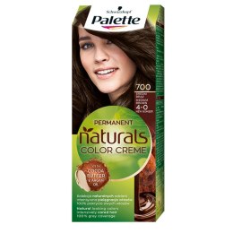 Permanent Naturals Color Creme farba do włosów trwale koloryzująca 700/ 4-0 Średni Brąz Palette