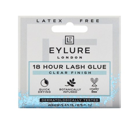 Eylure 18 Hour Lash Glue bezbarwny klej do rzęs bez lateksu Clear Finish 4.5ml