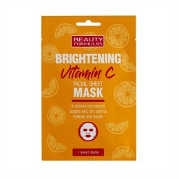Brightening Vitamin C rozjaśniająca maska do twarzy z witaminą C Beauty Formulas
