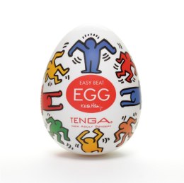 Easy Beat Egg Keith Haring Dance jednorazowy masturbator w kształcie jajka TENGA