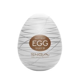 Easy Beat Egg Silky II jednorazowy masturbator w kształcie jajka TENGA