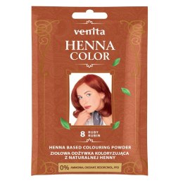 Henna Color ziołowa odżywka koloryzująca z naturalnej henny 8 Rubin Venita