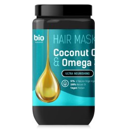 Maska do włosów z olejem kokosowym i Omega 3 946ml Bio Naturell