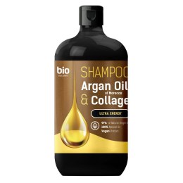 Szampon z marokańskim olejem arganowym i kolagenem do każdego rodzaju włosów 946ml Bio Naturell
