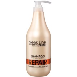 Sleek Line Repair Shampoo szampon z jedwabiem do włosów zniszczonych 1000ml Stapiz