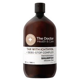Health & Care szampon do włosów przeciw przetłuszczaniu Dziegieć + Ichthyol + Sebo-Stop Complex 946ml The Doctor