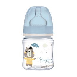 EasyStart butelka szeroka antykolkowa Bonjour Paris Niebieska 120ml Canpol Babies