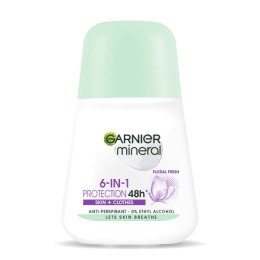 Mineral 6-in-1 Protection Floral Fresh antyperspirant w kulce 50ml Garnier