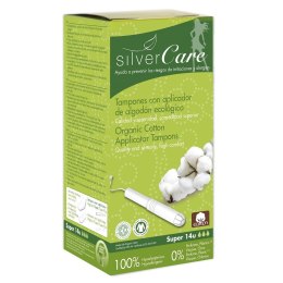 Masmi Silver Care tampony z aplikatorem z bawełny organicznej Super 14szt