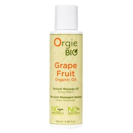 Bio Grape Fruit Organic Oil organiczny olejek do masażu 100ml Orgie