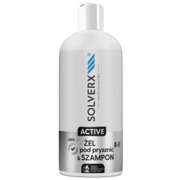 Active żel pod prysznic i szampon 2w1 dla mężczyzn 400ml SOLVERX