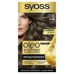 Oleo Intense farba do włosów trwale koloryzująca z olejkami 5-54 Popielaty Jasny Brąz Syoss