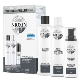 System 2 zestaw szampon do włosów 150ml + odżywka 150ml + kuracja 40ml NIOXIN