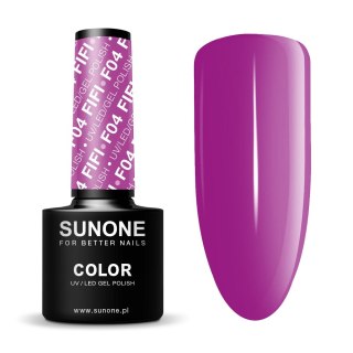 Sunone UV/LED Gel Polish Color lakier hybrydowy F04 Fifi 5ml