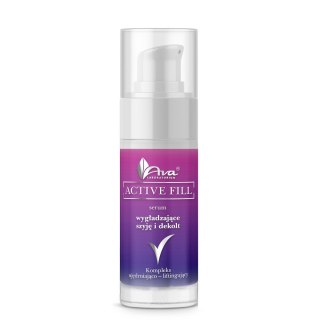 Ava Laboratorium Active Fill serum wygładzające szyję i dekolt 30ml