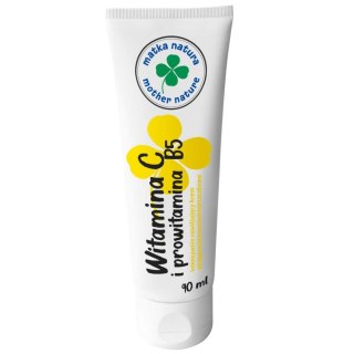 Krem do ciała Witamina C + Prowitamina B5 90ml Matka Natura