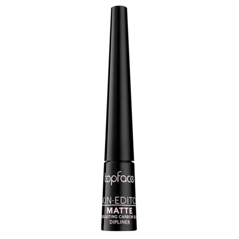 Skin Editor Matte Eyeliner eyeliner w pędzelku Carbon Black 2.5ml Topface Skin Editor Matte Eyeliner eyeliner w pędzelku Carbon Black 2.5ml Topface