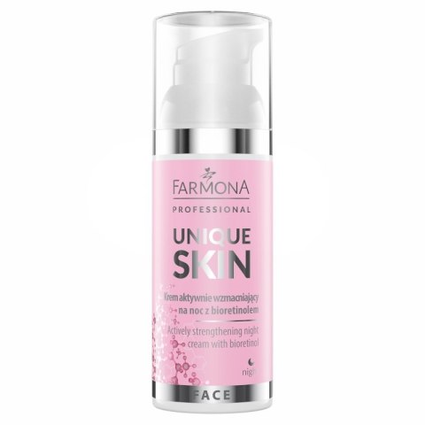 Unique Skin krem aktywnie wzmacniający na noc z bioretinolem 50ml Farmona Professional Unique Skin krem aktywnie wzmacniający na noc z bioretinolem 50ml Farmona Professional