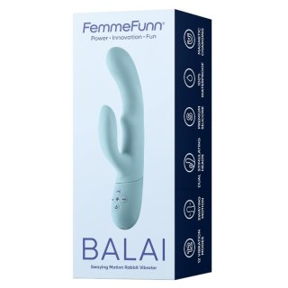 FemmeFunn Balai wibrator typu króliczek Light Blue