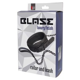 Blaze Collar And Leash obroża ze smyczą Black Dream Toys