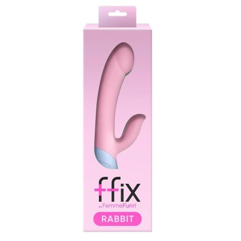 Ffix Rabbit wibrator typu króliczek na baterie Pink FemmeFunn