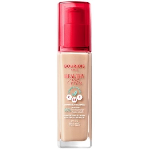 Bourjois Healthy Mix Clean wegański podkład rozświetlający 50.5N Light Ivory 30ml Bourjois Healthy Mix Clean wegański podkład rozświetlający 50.5N Light Ivory 30ml