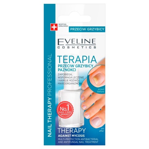 Eveline Cosmetics Nail Therapy Professional terapia przeciw grzybicy paznokci 12ml Eveline Cosmetics Nail Therapy Professional terapia przeciw grzybicy paznokci 12ml
