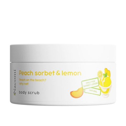 Peeling do ciała o zapachu brzoskwiniowego sorbetu z cytryną 100ml Nacomi