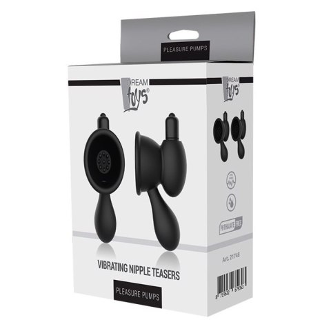 Dream Toys Pleasure Pumps Vibrating Nipple Teasers wibrujące przyssawki do sutków Dream Toys Pleasure Pumps Vibrating Nipple Teasers wibrujące przyssawki do sutków