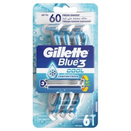 Blue3 Cool jednorazowe maszynki do golenia dla mężczyzn 6szt Gillette