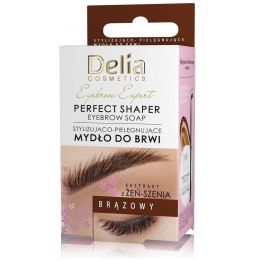 Eyebrow Expert Perfect Shaper stylizująco-pielęgnujące mydło do brwi Brązowy 10ml Delia