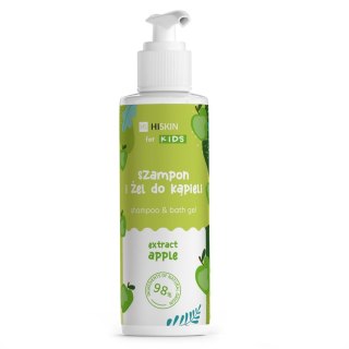 HiSkin Kids szampon i żel do kąpieli Jabłko 280ml