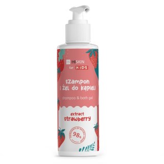 HiSkin Kids szampon i żel do kąpieli Truskawka 280ml