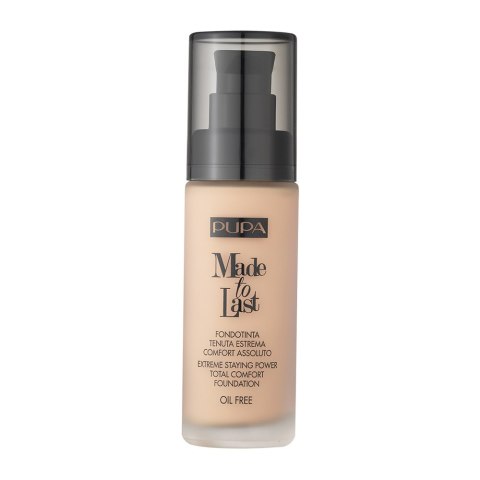 Pupa Milano Made To Last Total Comfort Foundation długotrwały podkład matujący 020 Light Beige 30ml Pupa Milano Made To Last Total Comfort Foundation długotrwały podkład matujący 020 Light Beige 30ml