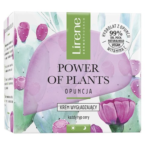 Lirene Power of Plants krem wygładzający Opuncja 50ml Lirene Power of Plants krem wygładzający Opuncja 50ml
