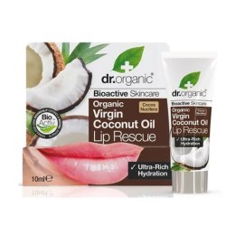 Virgin Coconut Oil Lip Serum intensywnie nawilżające serum do suchych ust 10ml Dr.Organic