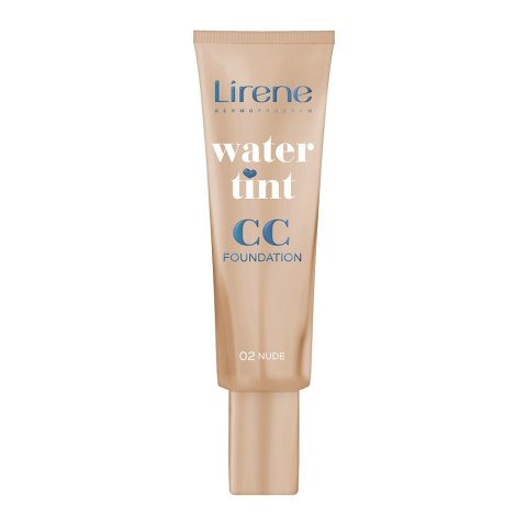 Lirene Water Tint CC Foundation podkład do twarzy 02 Nude 25ml Lirene Water Tint CC Foundation podkład do twarzy 02 Nude 25ml