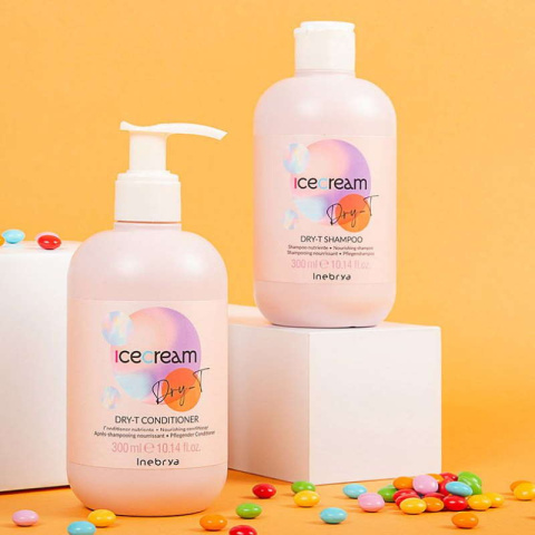 Inebrya Ice Cream Dry-T Leave-In odżywka do włosów suchych bez spłukiwania 300ml Inebrya Ice Cream Dry-T Leave-In odżywka do włosów suchych bez spłukiwania 300ml