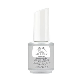 Just Gel Polish Top Coat nabłyszczający top do lakieru hybrydowego 14ml IBD