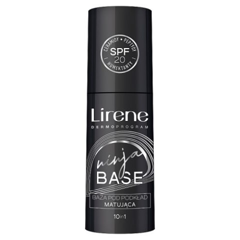Lirene Ninja Base baza pod podkład matująca SPF20 30ml Lirene Ninja Base baza pod podkład matująca SPF20 30ml