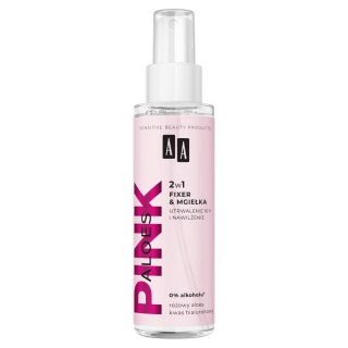 AA Pink Aloes utrwalająco-nawilżający spray 2w1 100ml