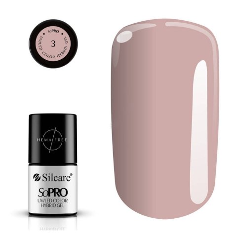 Silcare SoPro Hybrid Gel lakier hybrydowy 003 7g Silcare SoPro Hybrid Gel lakier hybrydowy 003 7g