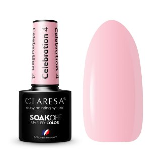 Claresa Soak Off UV/LED Celebration lakier hybrydowy 4 5g