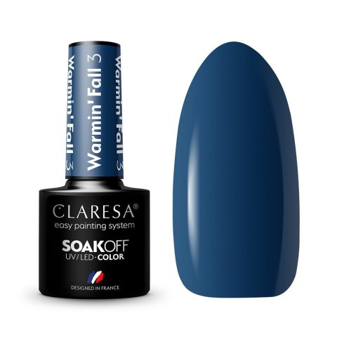 Claresa Soak Off UV/LED Warmin' Fall lakier hybrydowy 3 5g Claresa Soak Off UV/LED Warmin' Fall lakier hybrydowy 3 5g