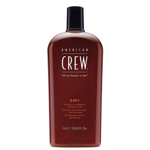 3in1 Shampoo Conditioner And Body Wash szampon. odżywka i żel do kąpieli 1000ml American Crew